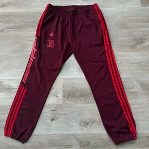adidas Yeezy Calabasas Track Pants 'Maroon' CV7905 - Men Size Medium RARE 2017